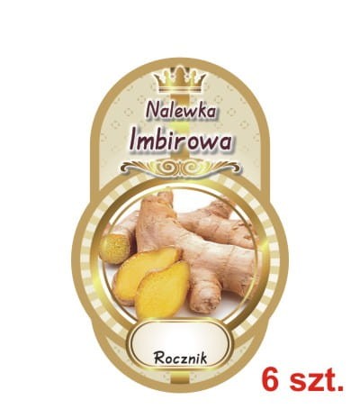 Przejdź do produktu Etykiety na Nalewki nr 439 imbirowa 6 szt.