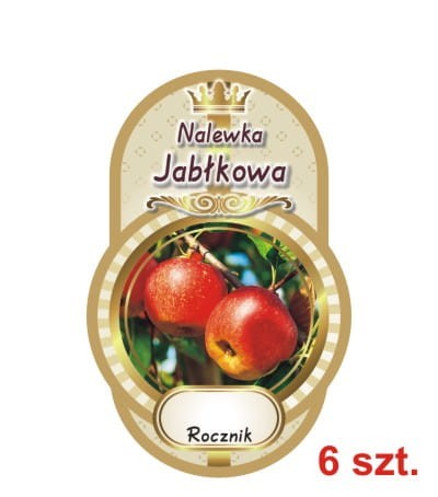 Przejdź do produktu Etykiety na Nalewki nr 440 jabłkowa 6 szt.