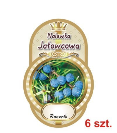 Przejdź do produktu Etykiety na Nalewki nr 442 jałowcowa 6 szt.
