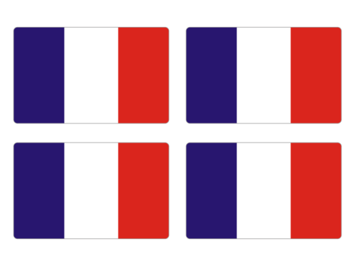 Przejdź do produktu Naklejki Flagi - Saint Pierre i Miquelon 4 szt. 5 cm