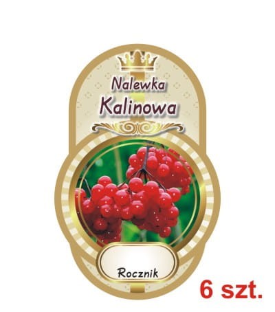 Przejdź do produktu Etykiety na Nalewki nr 445 kalinowa 6 szt.