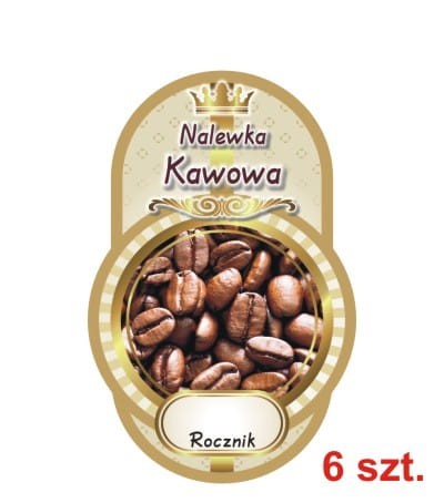 Przejdź do produktu Etykiety na Nalewki nr 449 kawowa 6 szt.