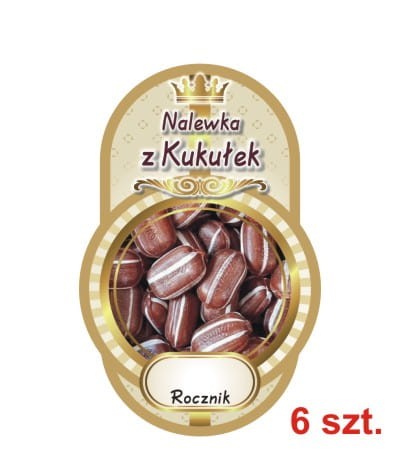Przejdź do produktu Etykiety na Nalewki nr 454 z kukułek 6 szt.