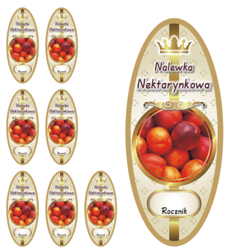 Przejdź do produktu Etykiety na Nalewki nr 938 Nektarynkowa 8 szt.