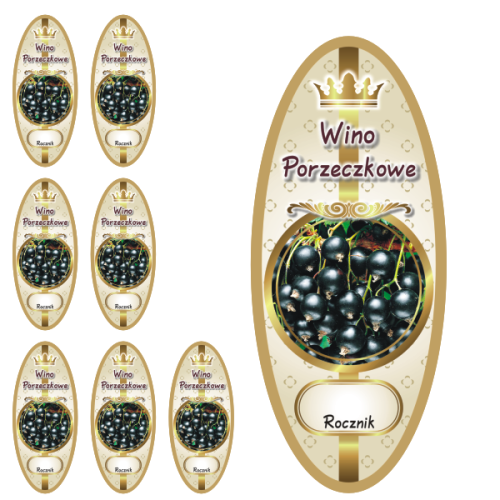 Przejdź do produktu Etykiety na Wino nr 978 Porzeczkowe Czarne 8 szt.