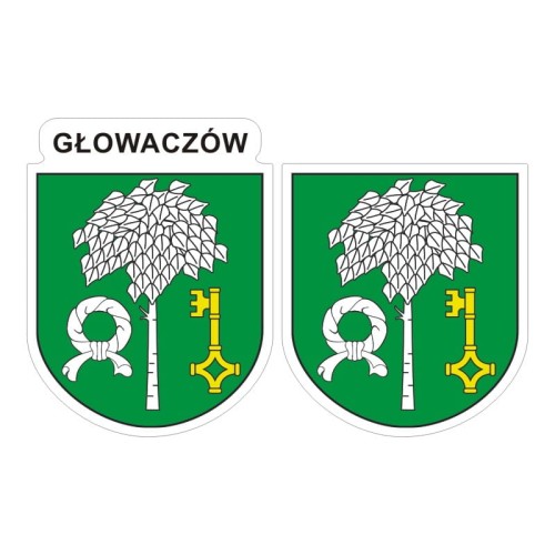 Przejdź do produktu Naklejki Herb - Głowaczów 6 i 7 cm