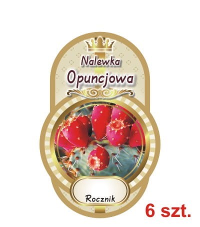 Przejdź do produktu Etykiety na Nalewki nr 471 opuncjowa 6 szt.