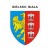 Naklejka z herbem Bielska-Białej i napisem Bielsko Biała nad herbem, herb i napis posiadają białą obwódkę, która jest białym tłem dla herbu Bielska-Białej i napisu. Wymiar naklejki 12 cm wysokości.