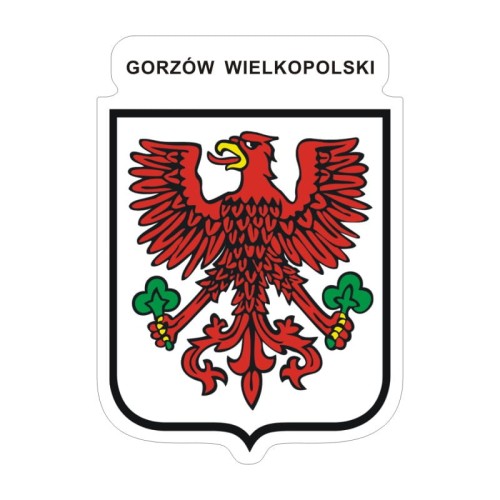 Przejdź do produktu Naklejka Herb 12 cm - Gorzów Wielkopolski