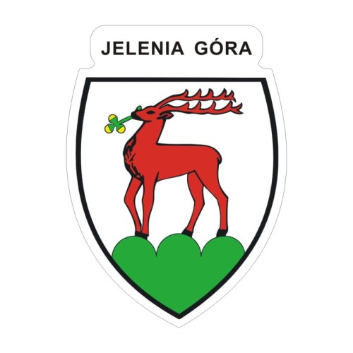 Przejdź do produktu Naklejka Herb 12 cm - Jelenia Góra