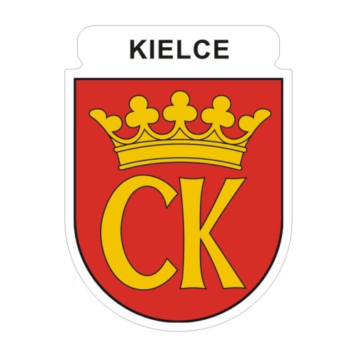 Przejdź do produktu Naklejka Herb 12 cm - Kielce