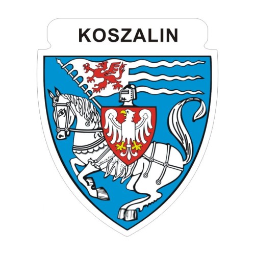 Przejdź do produktu Naklejka Herb 12 cm - Koszalin
