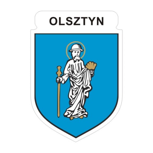 Przejdź do produktu Naklejka Herb 12 cm - Olsztyn