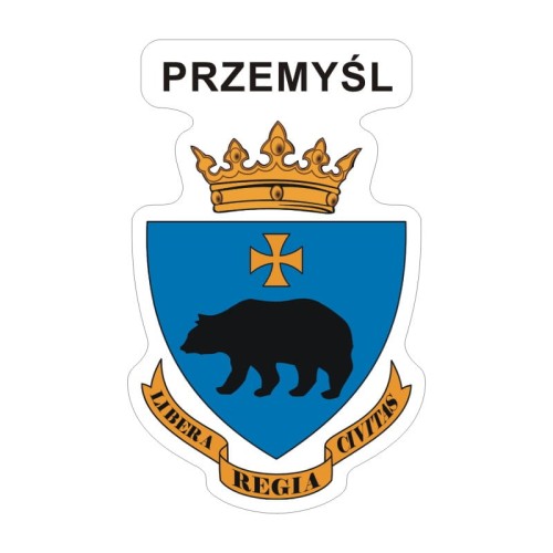 Przejdź do produktu Naklejka Herb 12 cm - Przemyśl