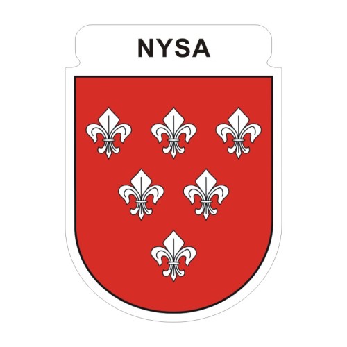 Przejdź do produktu Naklejka Herb 12 cm - Nysa