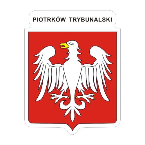 Przejdź do produktu Naklejka Herb 12 cm - Piotrków Trybunalski