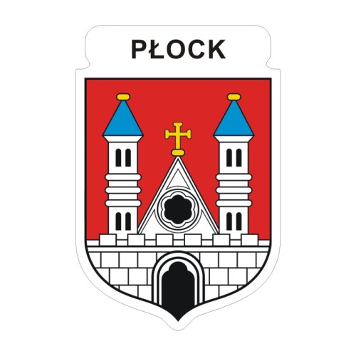 Przejdź do produktu Naklejka Herb 12 cm - Płock
