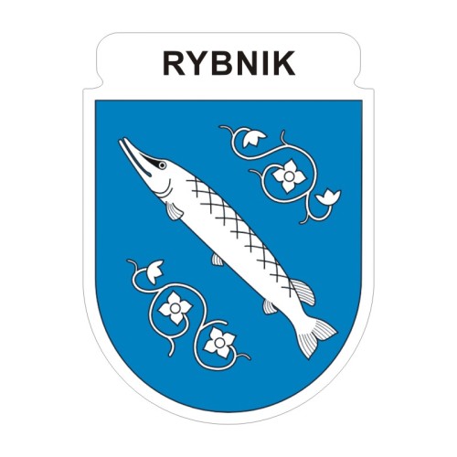 Przejdź do produktu Naklejka Herb 12 cm - Rybnik
