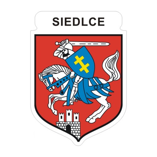 Przejdź do produktu Naklejka Herb 12 cm - Siedlce