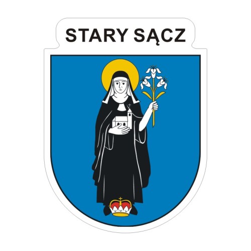 Przejdź do produktu Naklejka Herb 12 cm - Stary Sącz