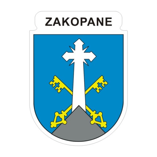 Przejdź do produktu Naklejka Herb 12 cm - Zakopane