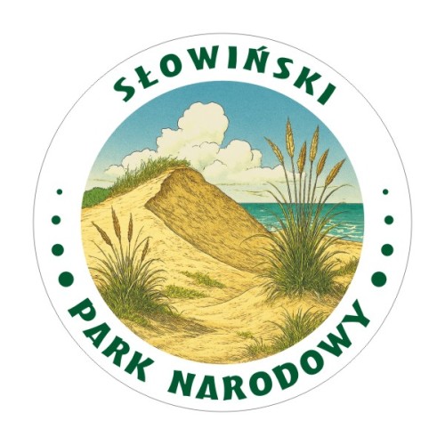 Przejdź do produktu Naklejka Słowiński Park Narodowy - 8 cm