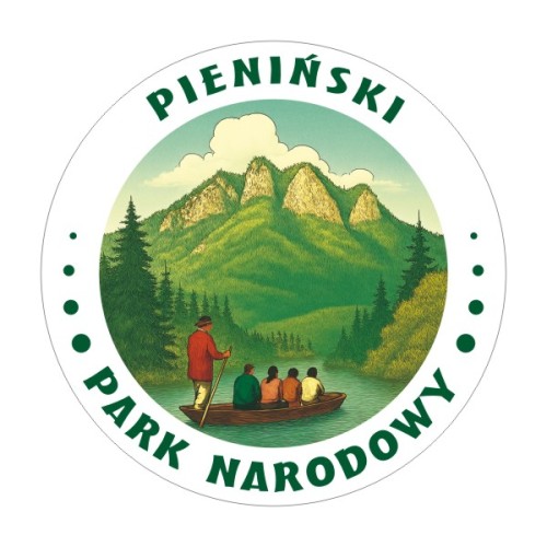 Przejdź do produktu Naklejka Pieniński Park Narodowy - 8 cm