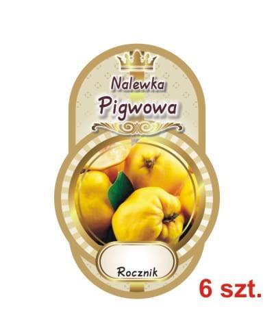 Przejdź do produktu Etykiety na Nalewki nr 477 pigwowa 6 szt.