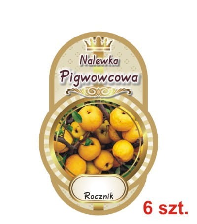 Przejdź do produktu Etykiety na Nalewki nr 478 pigwowcowa 6 szt.
