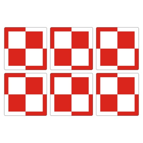 Przejdź do produktu Naklejki Szachownica Lotnicza Polska 3 cm
