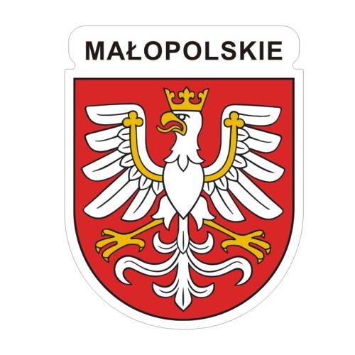 Przejdź do produktu Naklejka Herb 12 cm - Małopolskie
