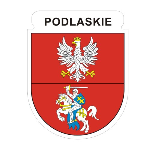 Przejdź do produktu Naklejka Herb 12 cm - Podlaskie