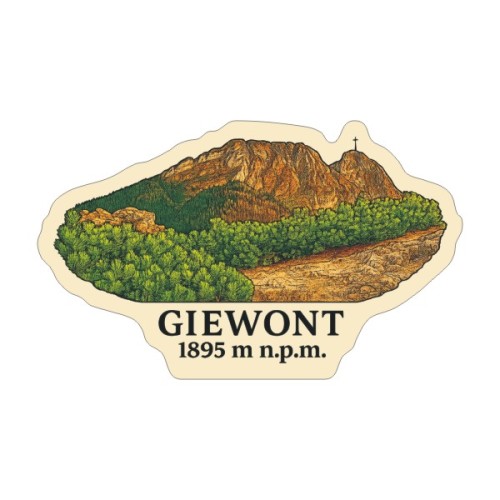 Przejdź do produktu Naklejka Giewont - 8 cm