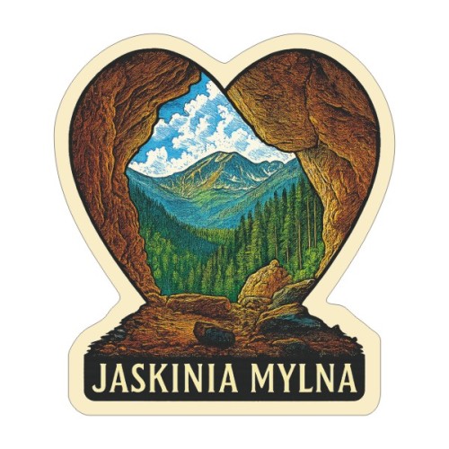Przejdź do produktu Naklejka Jaskinia Mylna - 8 cm