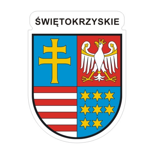 Przejdź do produktu Naklejka Herb 12 cm - Świętokrzyskie