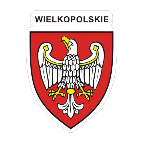 Przejdź do produktu Naklejka Herb 12 cm - Wielkopolskie
