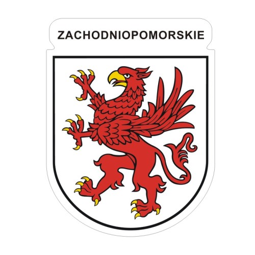 Przejdź do produktu Naklejka Herb 12 cm - Zachodniopomorskie