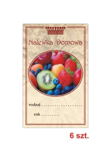 Przejdź do produktu Naklejki na Nalewki nr 123 duże 6 szt.