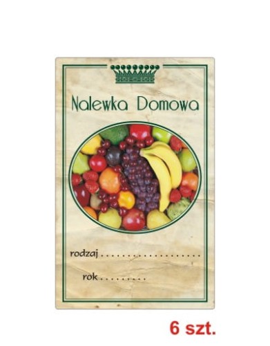 Przejdź do produktu Naklejki na Nalewki nr 124 duże 6 szt.