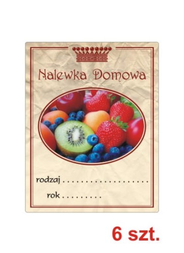 Przejdź do produktu Naklejki na Nalewki nr 133 małe 6 szt.